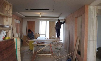 坂田国际彭先生的新校区2400㎡装修工地图_现场施工图文直播